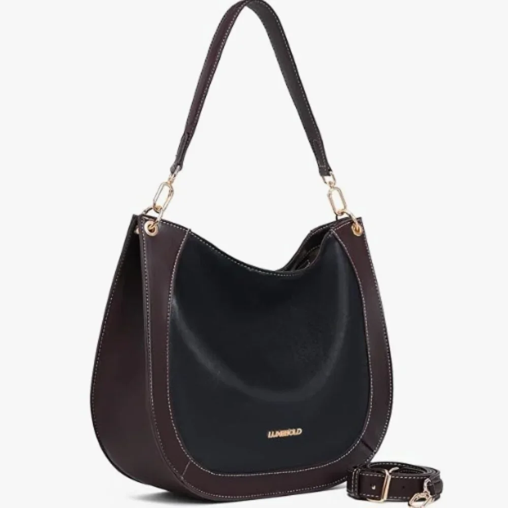 NEW LuxeBold Hobo Bag Crossbody / Slouchy Tote - Picture 4 of 5